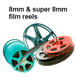 8 mm filmas spole