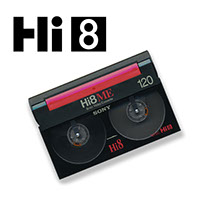 Hi8 un Video8 kasetes